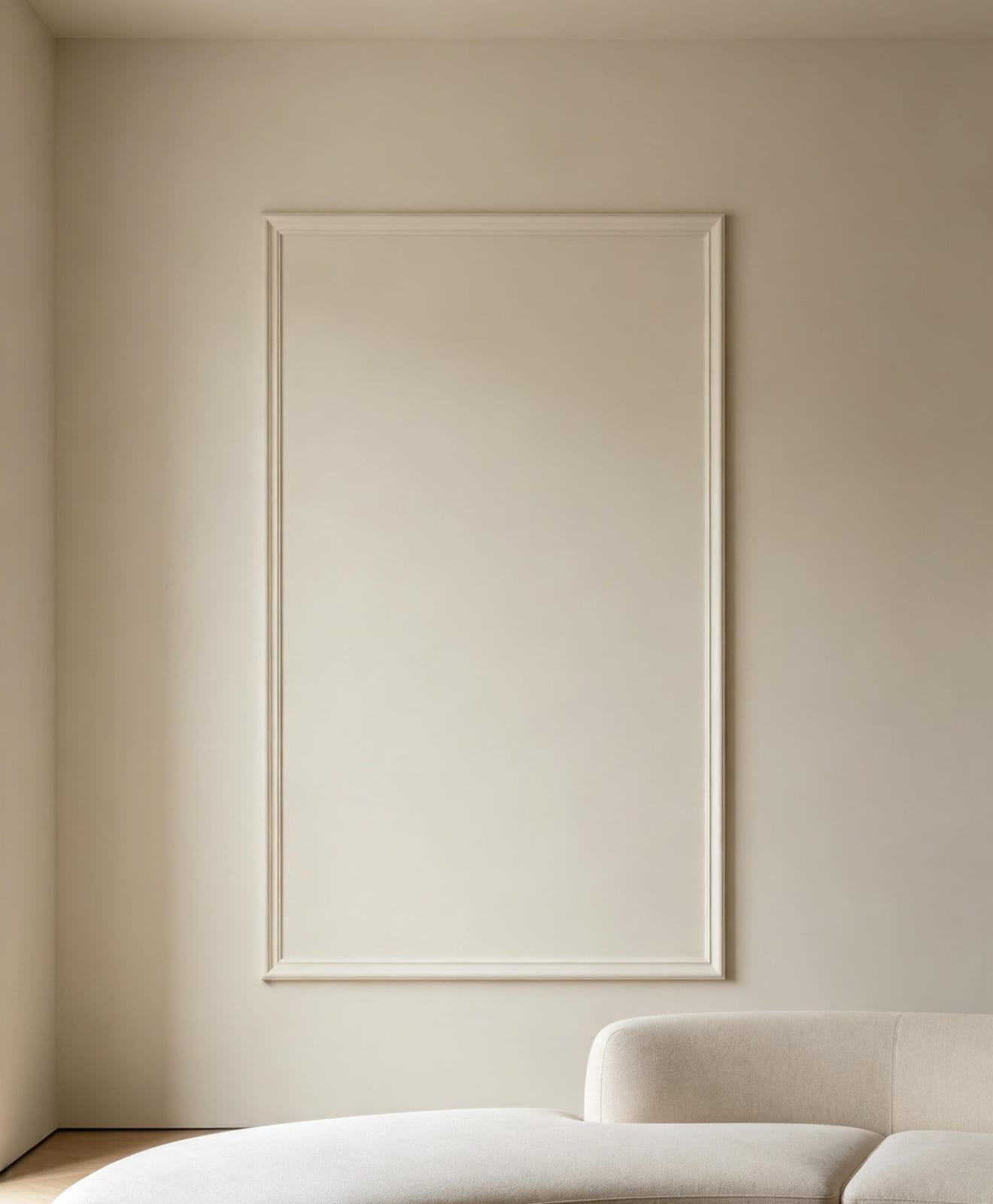 Moldura decorativa em gesso